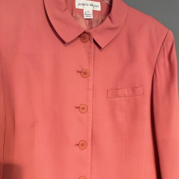 Jones Wear Coral Blazer Tailored Suit Jacket - Picture 2 of 8